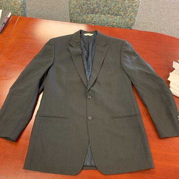 Pronto Uomo Mens Black Suit Jacket sz 40T - Picture 1 of 5